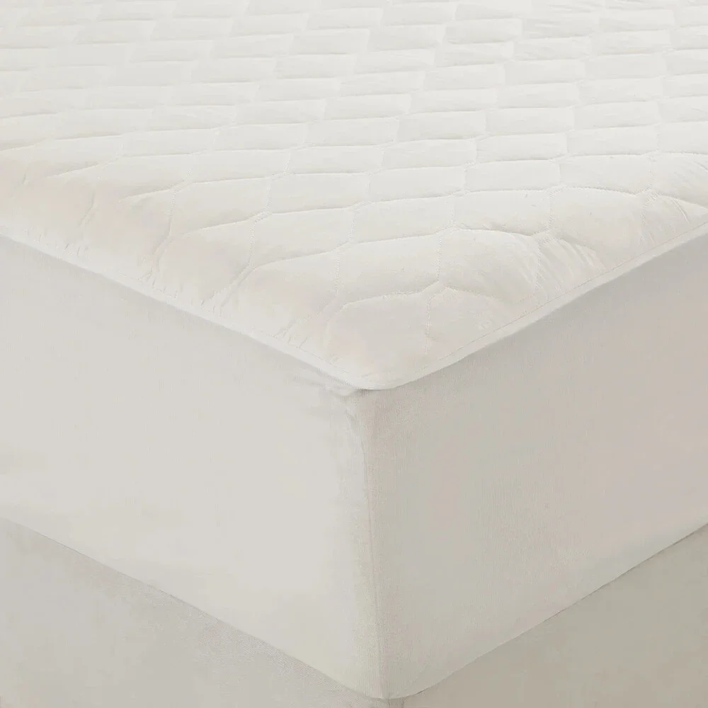 Beautyrest BR55-0900 Mattress Pad Queen White Cotton 20 Heat Deep Pocket BED83